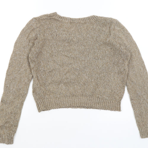 Divided Womens Brown   Pullover Jumper Size 6
