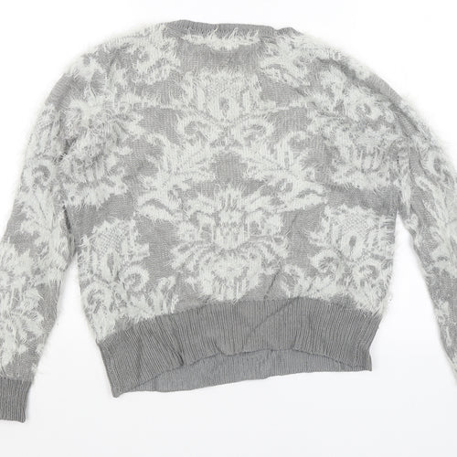 Dorothy Perkins Womens Grey   Pullover Jumper Size 14