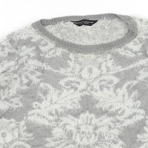 Dorothy Perkins Womens Grey   Pullover Jumper Size 14