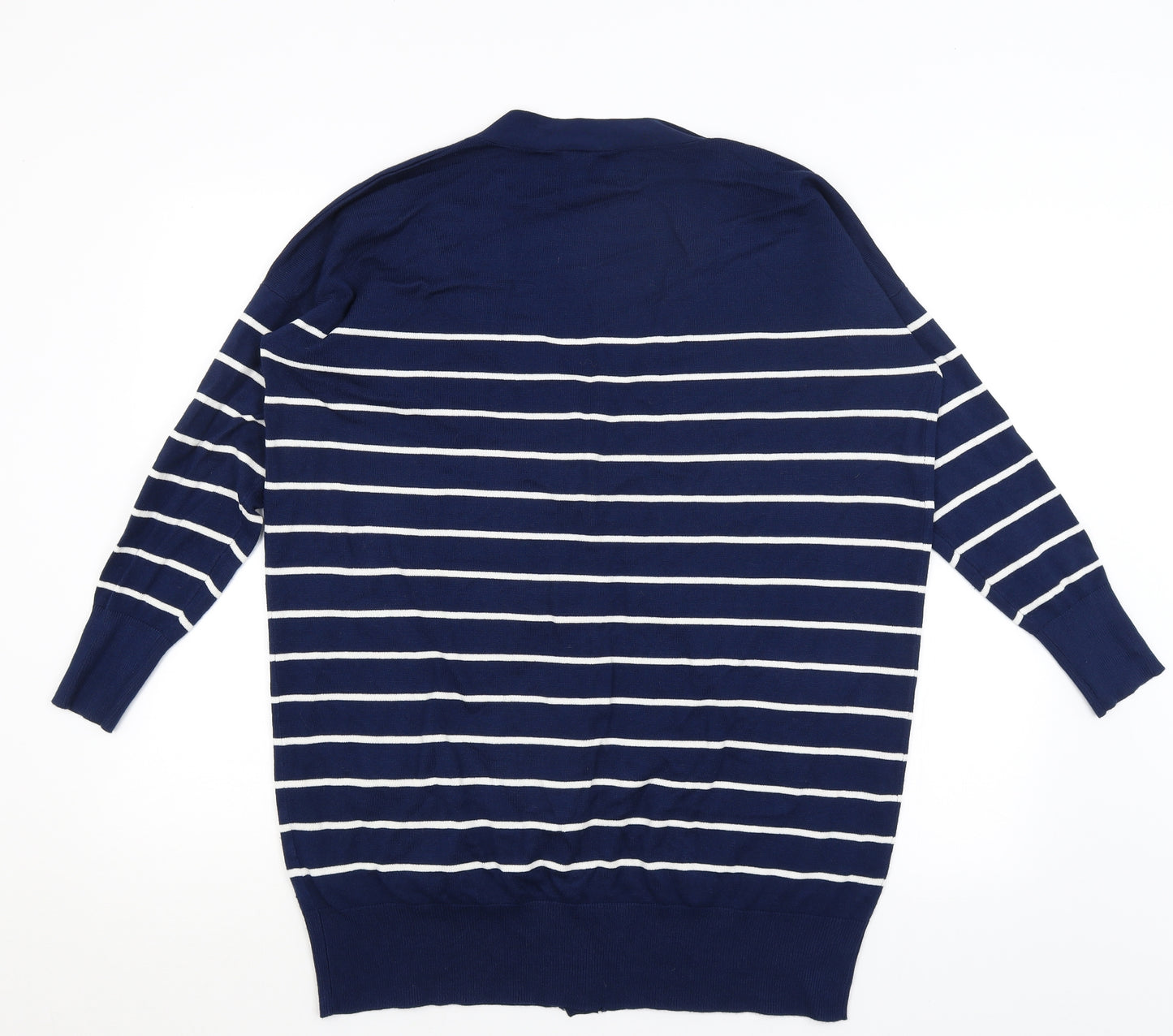 Capsule Womens Blue Striped  Cardigan Jumper Size 16