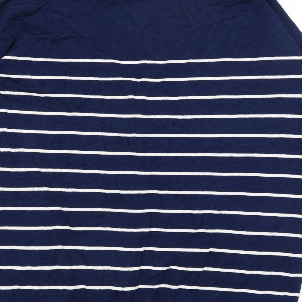 Capsule Womens Blue Striped  Cardigan Jumper Size 16