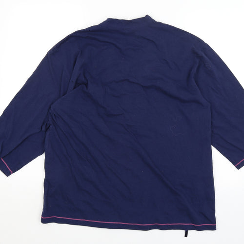 Adore Womens Blue   Wrap Jumper Size M