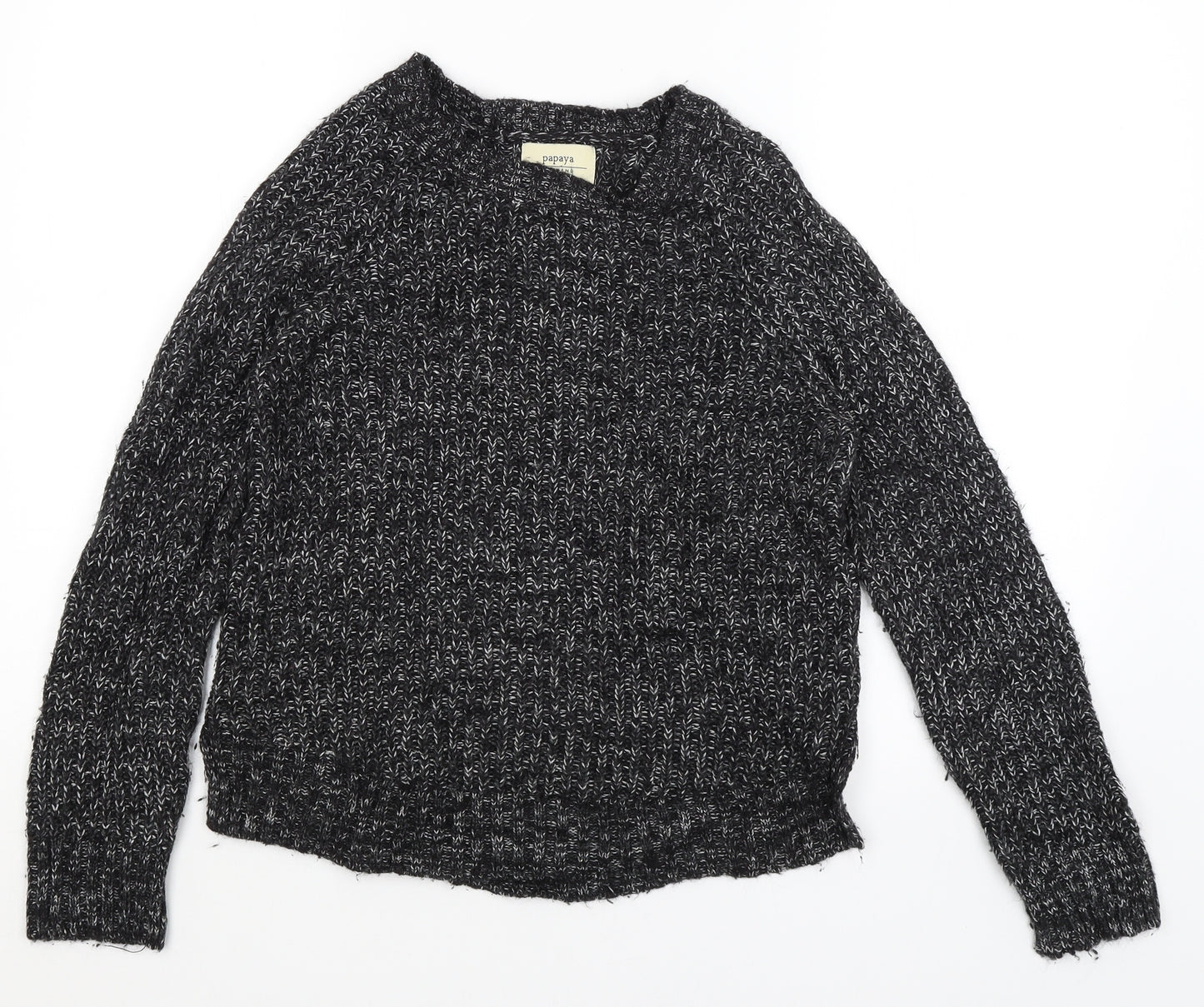 Papaya Womens Black   Pullover Jumper Size 8