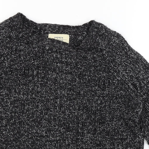 Papaya Womens Black   Pullover Jumper Size 8