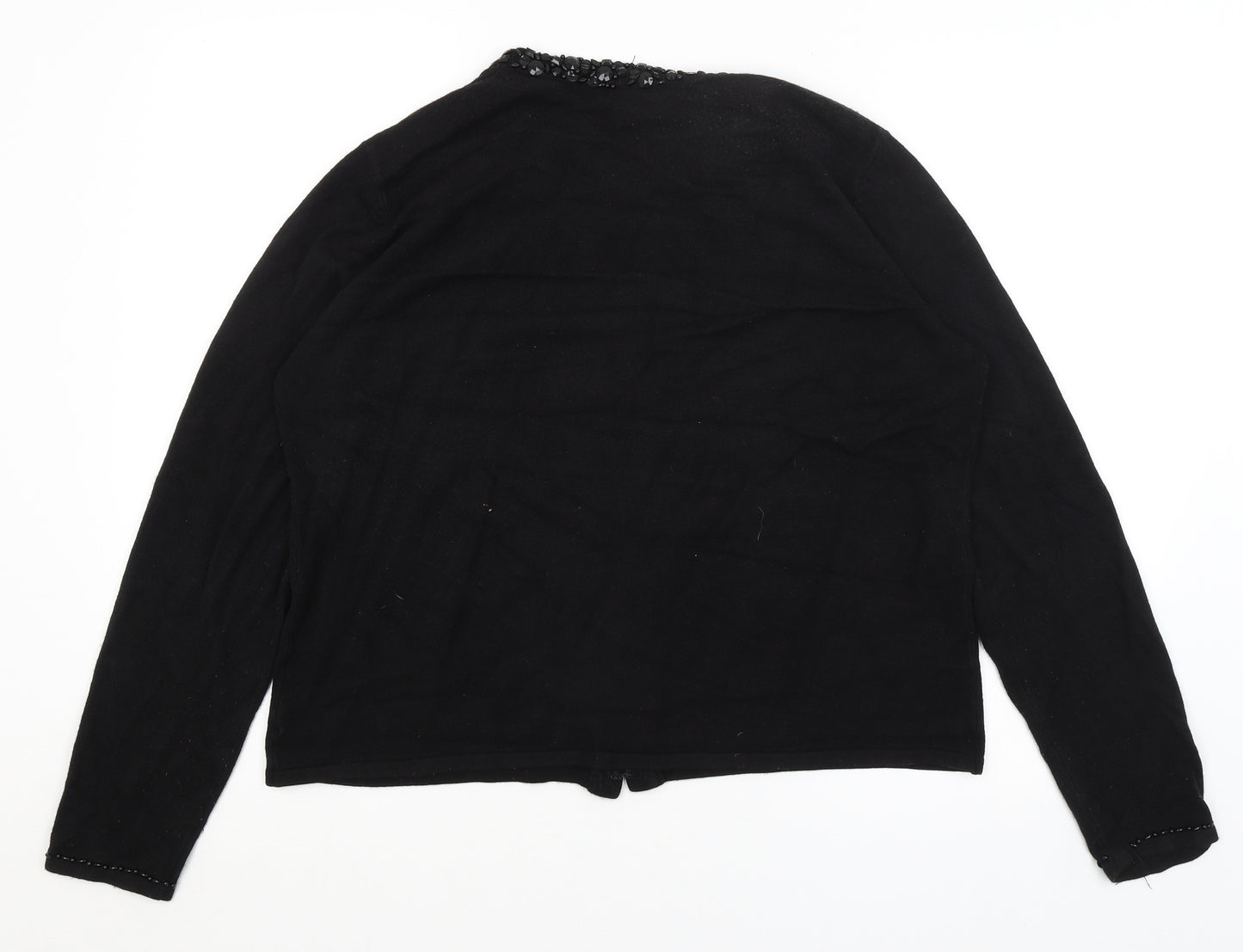 Debenhams Womens Black   Cardigan Jumper Size 18