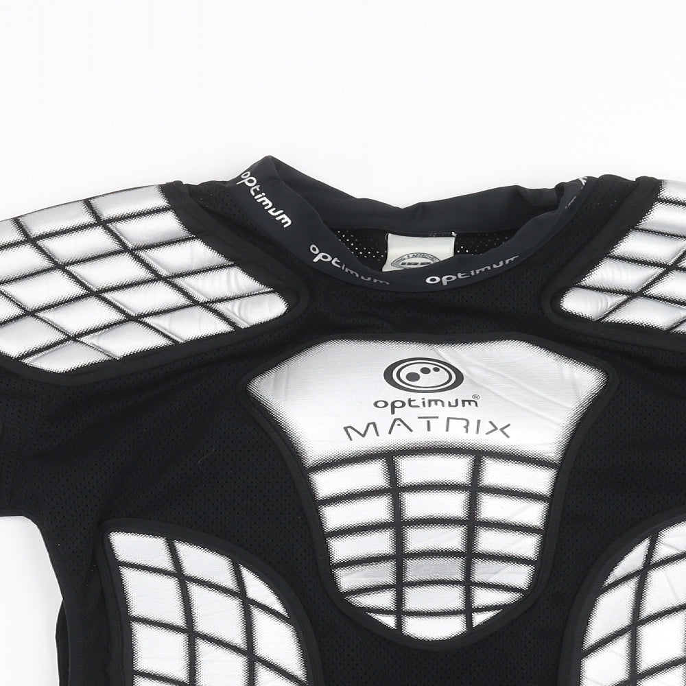optimum matrix Mens Black   Basic T-Shirt Size XL  - Padded Shirt