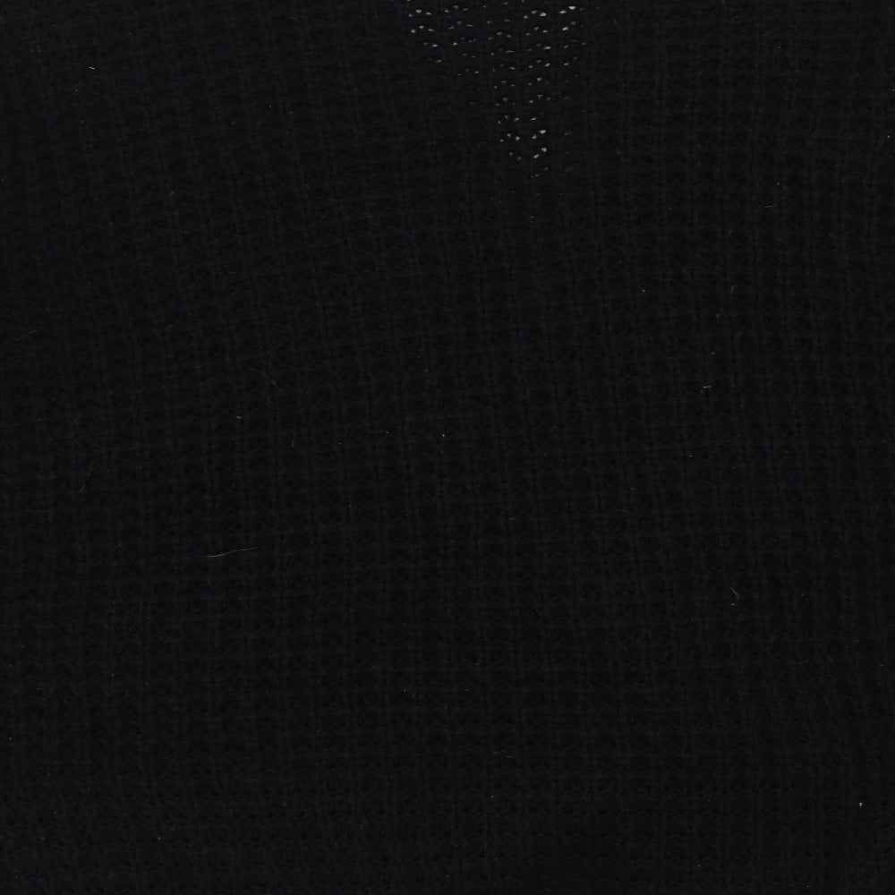SheIn Womens Black  Knit Cardigan Jumper Size L