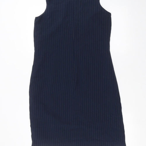 AYC Womens Blue Striped  Shift  Size 6