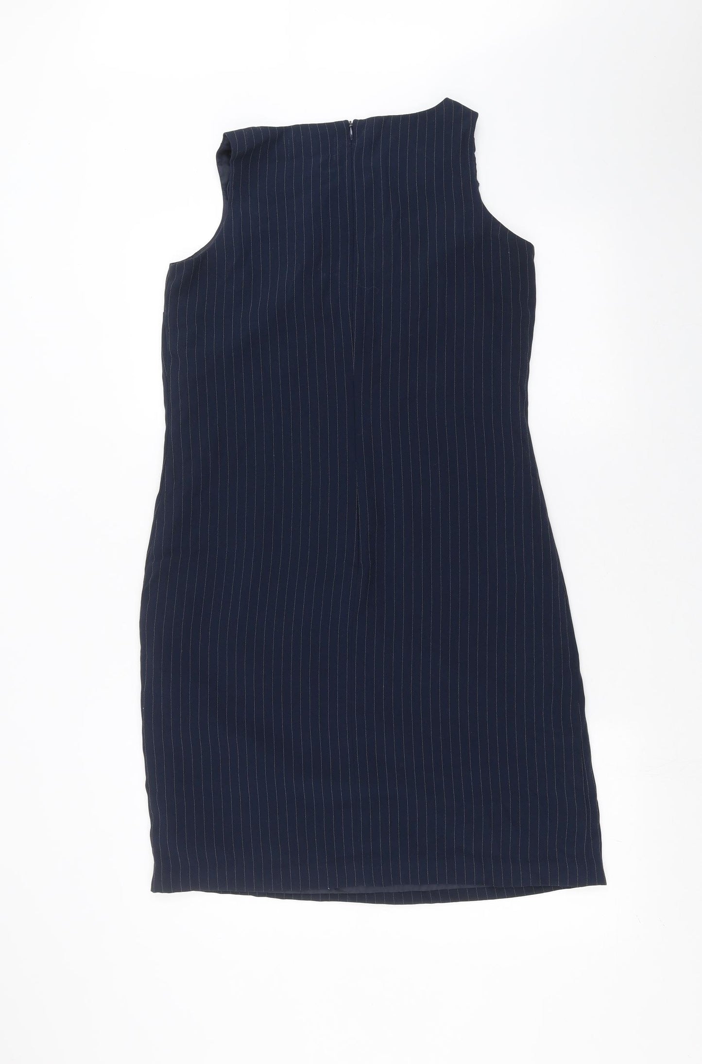 AYC Womens Blue Striped  Shift  Size 6