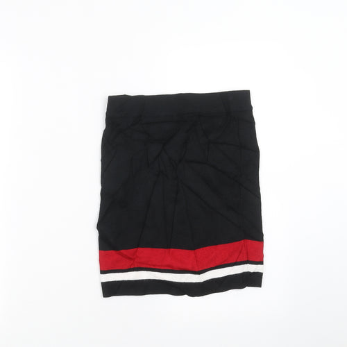 New Look Girls Black  Knit Straight & Pencil Skirt Size 12-13 Years