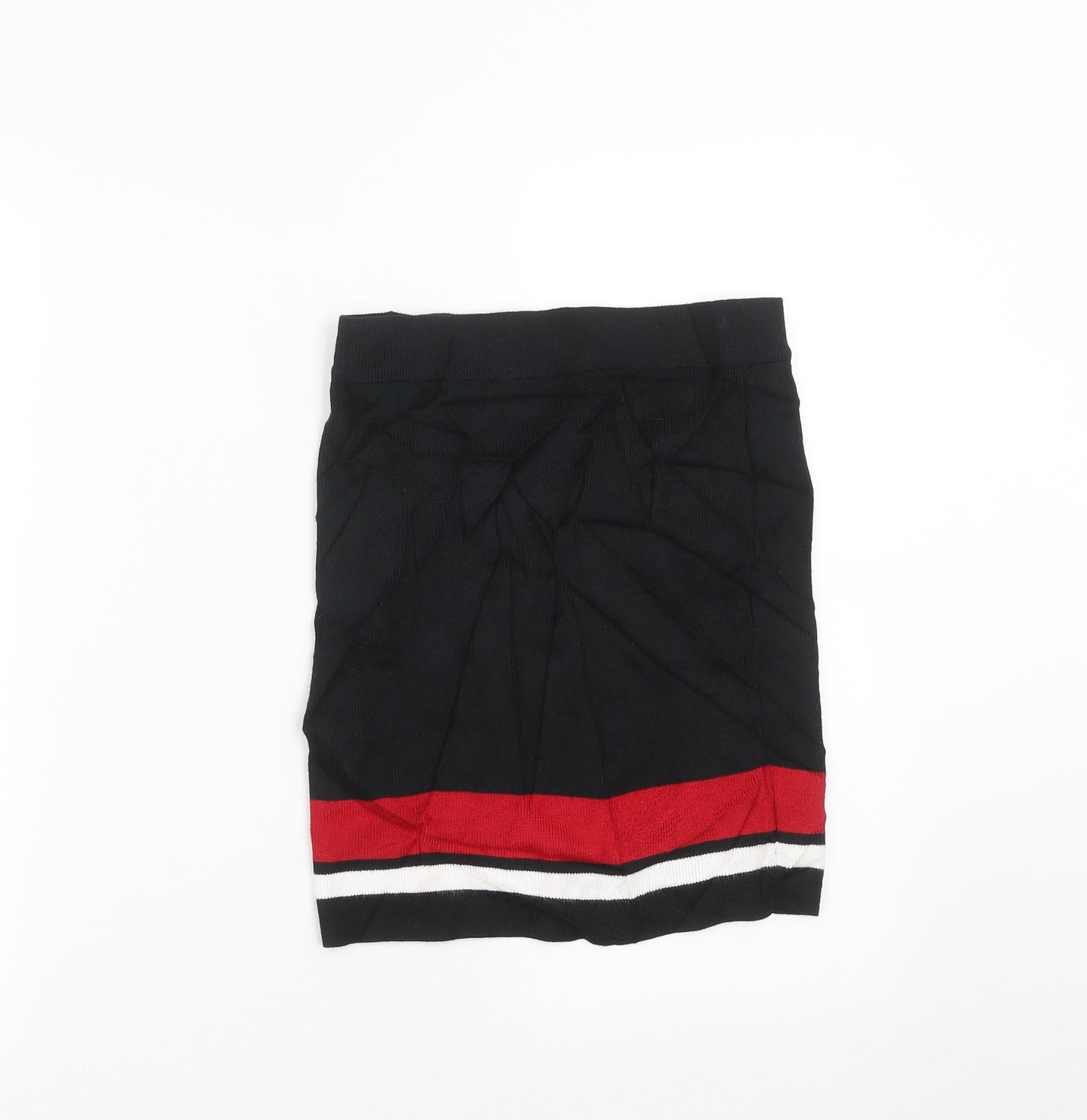 New Look Girls Black  Knit Straight & Pencil Skirt Size 12-13 Years