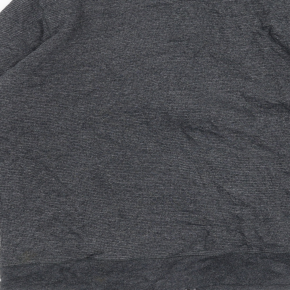 NEXT Mens Grey Striped  Full Zip Sweatshirt Size XL  - sweatshirt bomber jacket