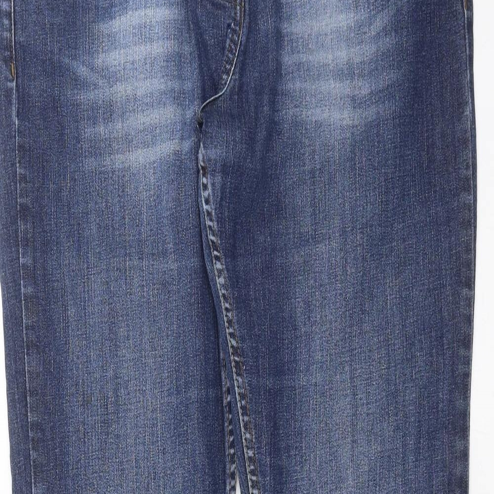 George Womens Blue  Denim Skinny Jeans Size 14 L30 in