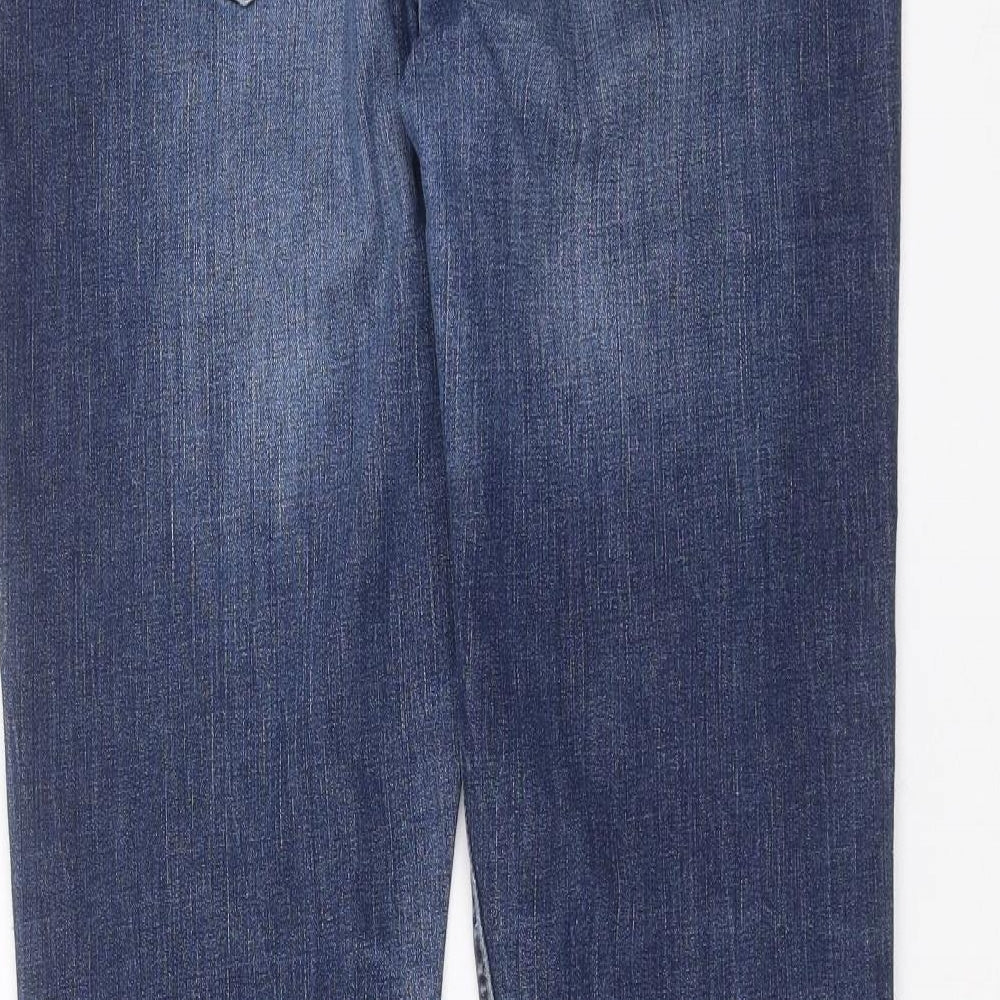 George Womens Blue  Denim Skinny Jeans Size 14 L30 in