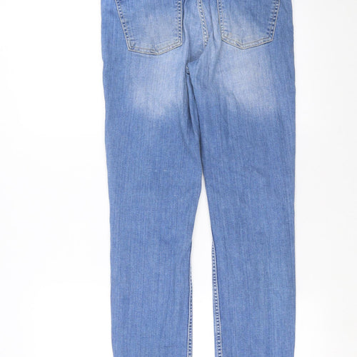 sivian heach Womens Blue  Denim Straight Jeans Size 30 in L28 in