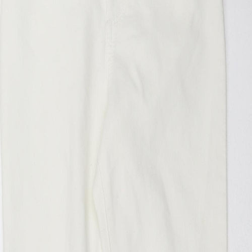 Marks and Spencer Womens White  Denim Skinny Jeans Size 8 L28 in
