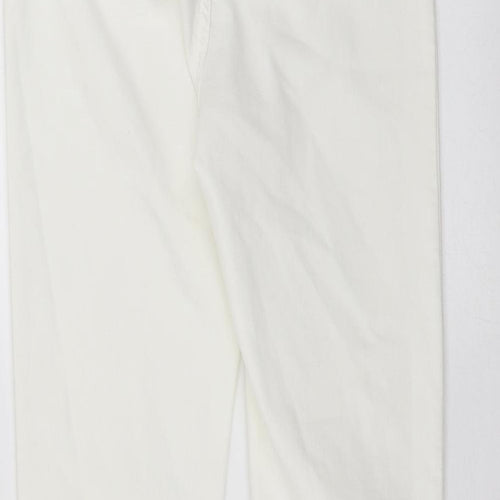 Marks and Spencer Womens White  Denim Skinny Jeans Size 8 L28 in