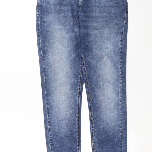 Preworn Womens Blue  Denim Skinny Jeans Size 28 in L27 in