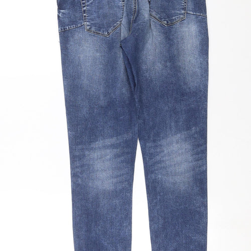 Preworn Womens Blue  Denim Skinny Jeans Size 28 in L27 in
