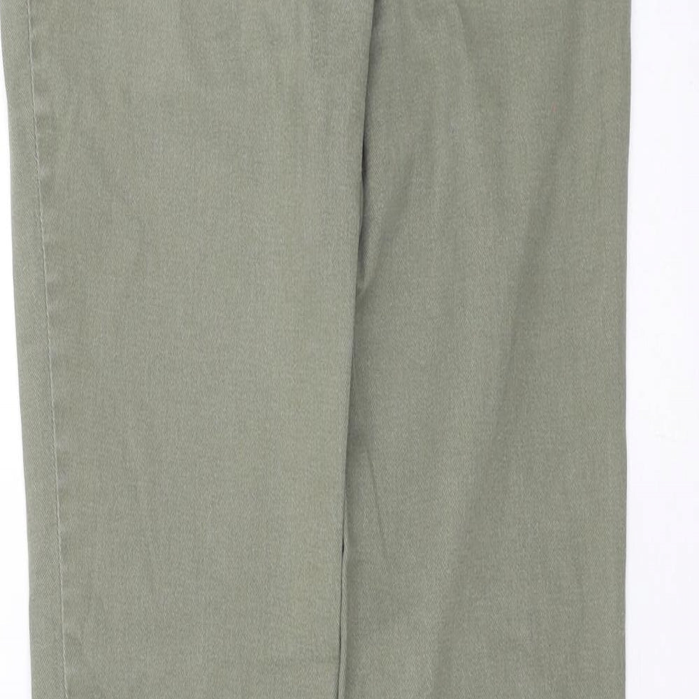 H&M Womens Green  Denim Skinny Jeans Size 8 L30 in