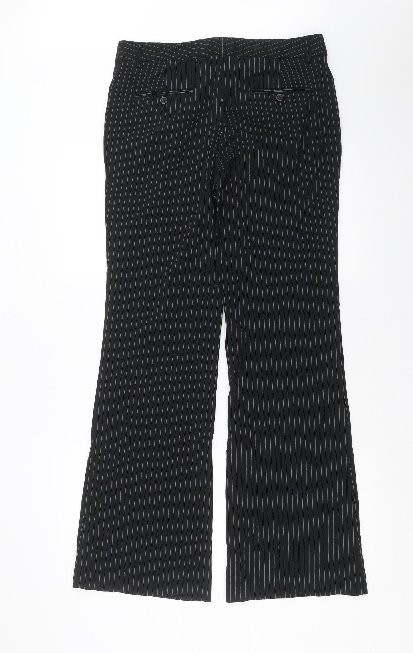 Express design studio Womens Black Striped  Trousers  Size 6 L33 in