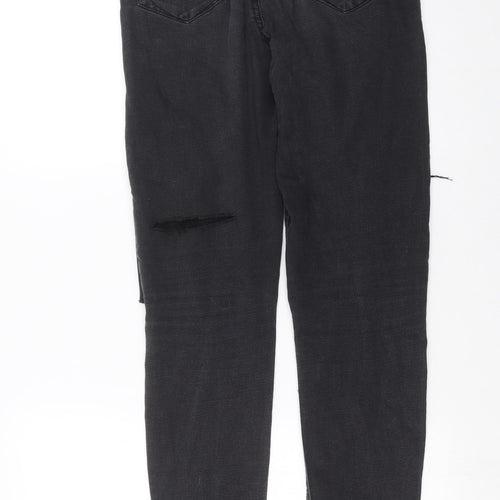 Primark Womens Grey  Denim Skinny Jeans Size 12 L32 in
