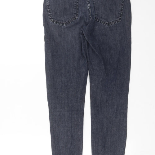 Topshop Womens Grey  Denim Skinny Jeans Size 28 in L26 in