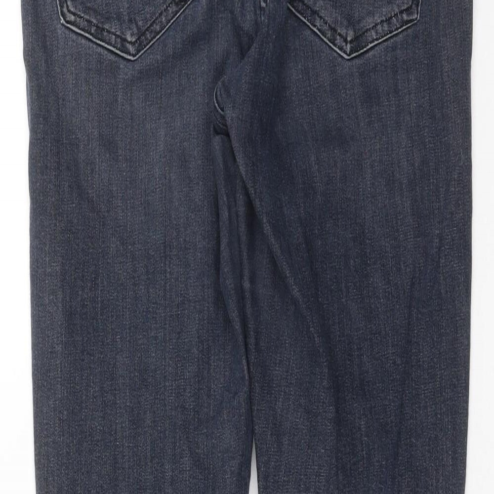 Topshop Womens Grey  Denim Skinny Jeans Size 28 in L26 in