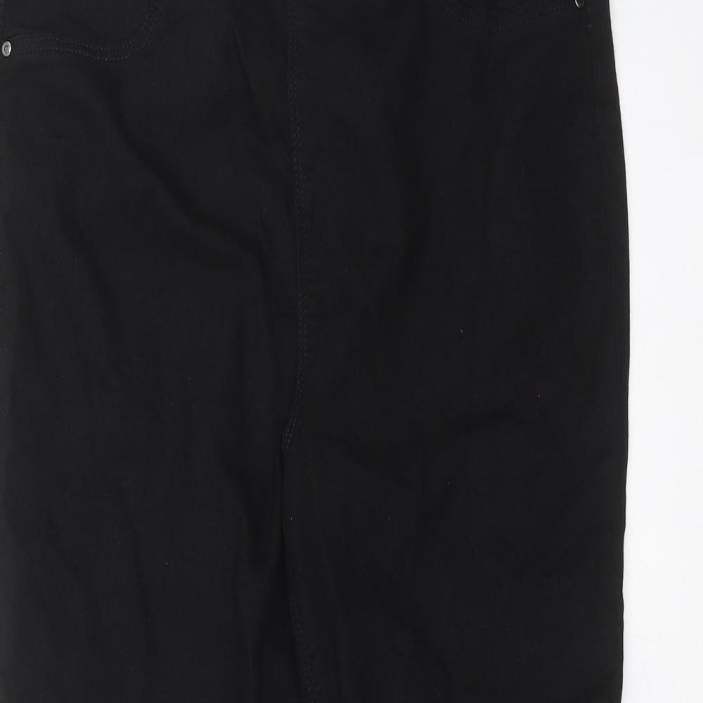 Matalan Womens Black  Denim Jegging Jeans Size 12 L22 in - cropped