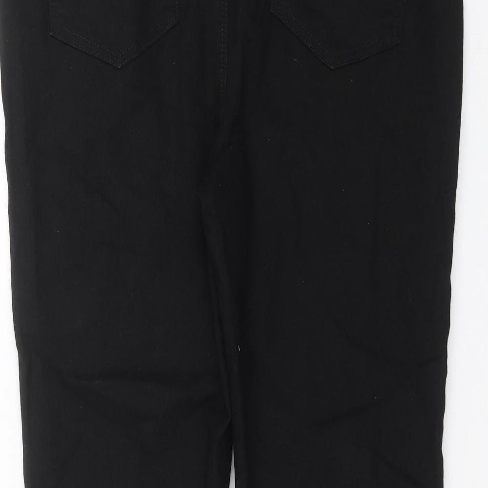 Matalan Womens Black  Denim Jegging Jeans Size 12 L22 in - cropped