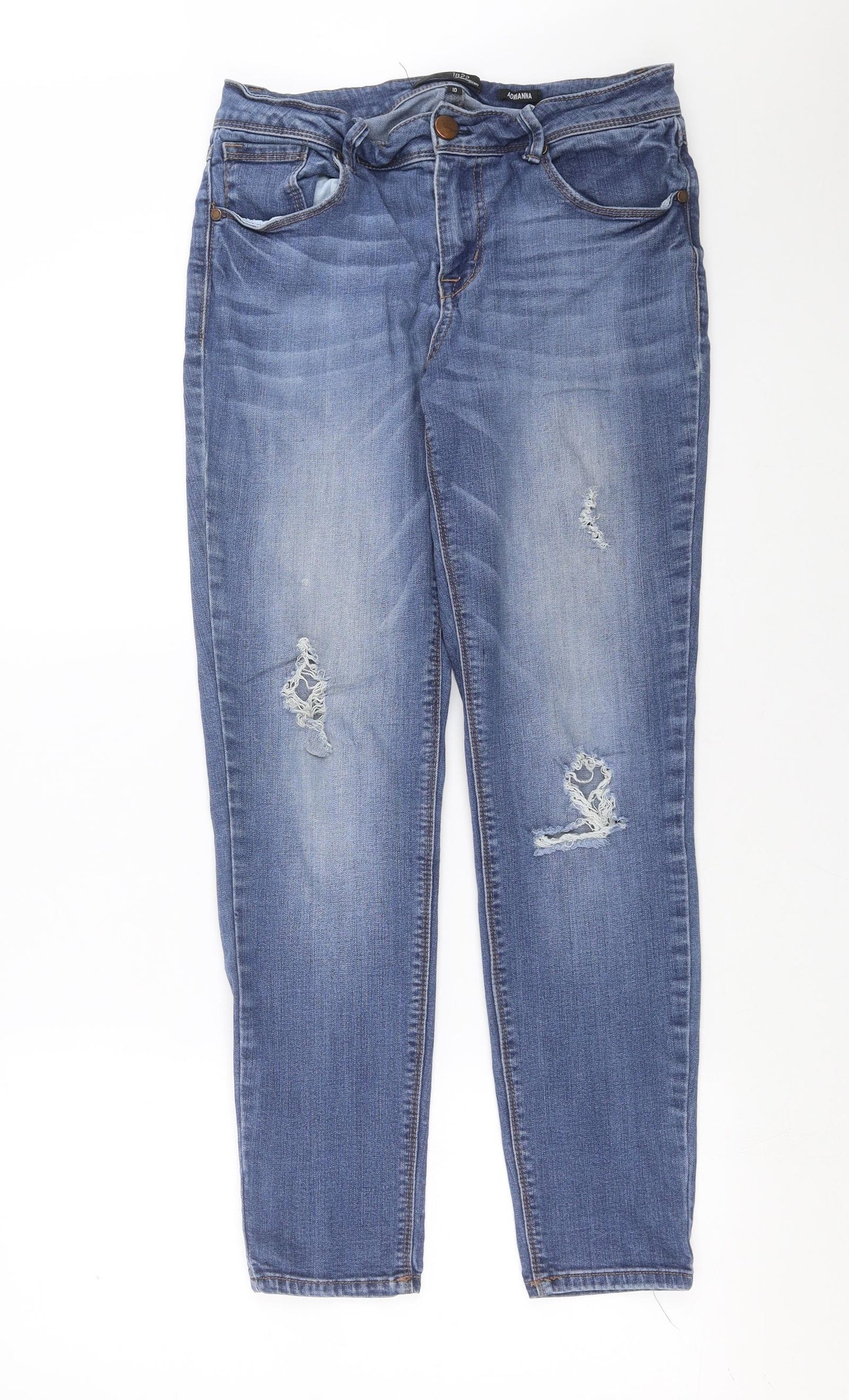 1822 Denim Womens Blue  Denim Skinny Jeans Size 10 L28 in
