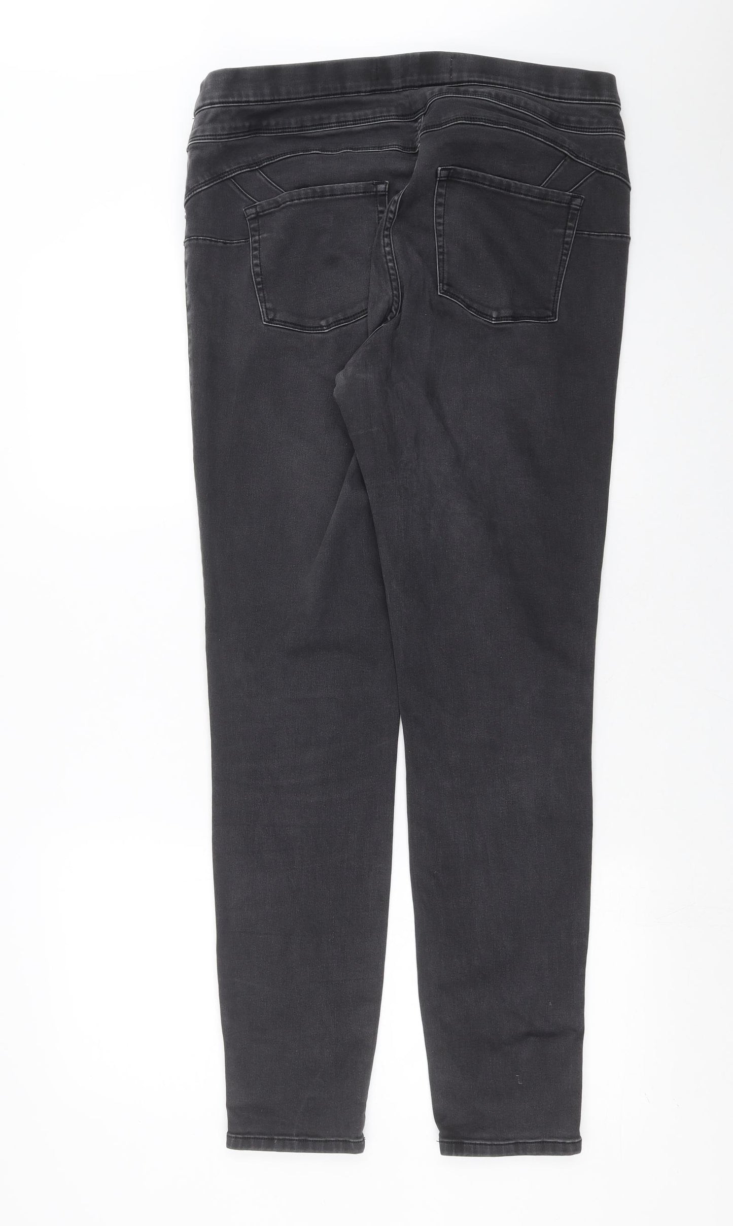 Preworn Womens Grey  Denim Jegging Jeans Size 34 in L31 in
