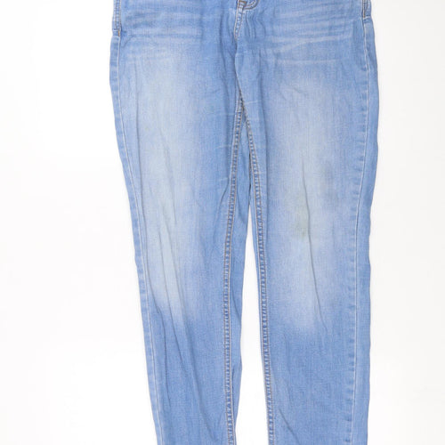 Dorothy Perkins Womens Blue  Denim Skinny Jeans Size 10 L32 in