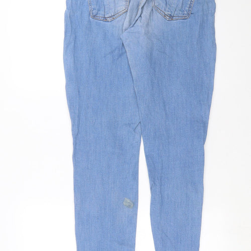Dorothy Perkins Womens Blue  Denim Skinny Jeans Size 10 L32 in