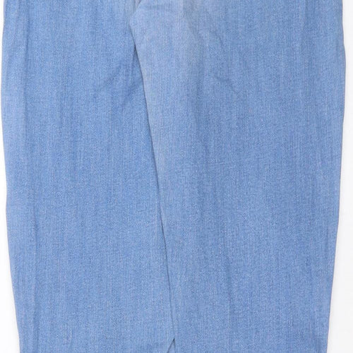 Dorothy Perkins Womens Blue  Denim Skinny Jeans Size 10 L32 in