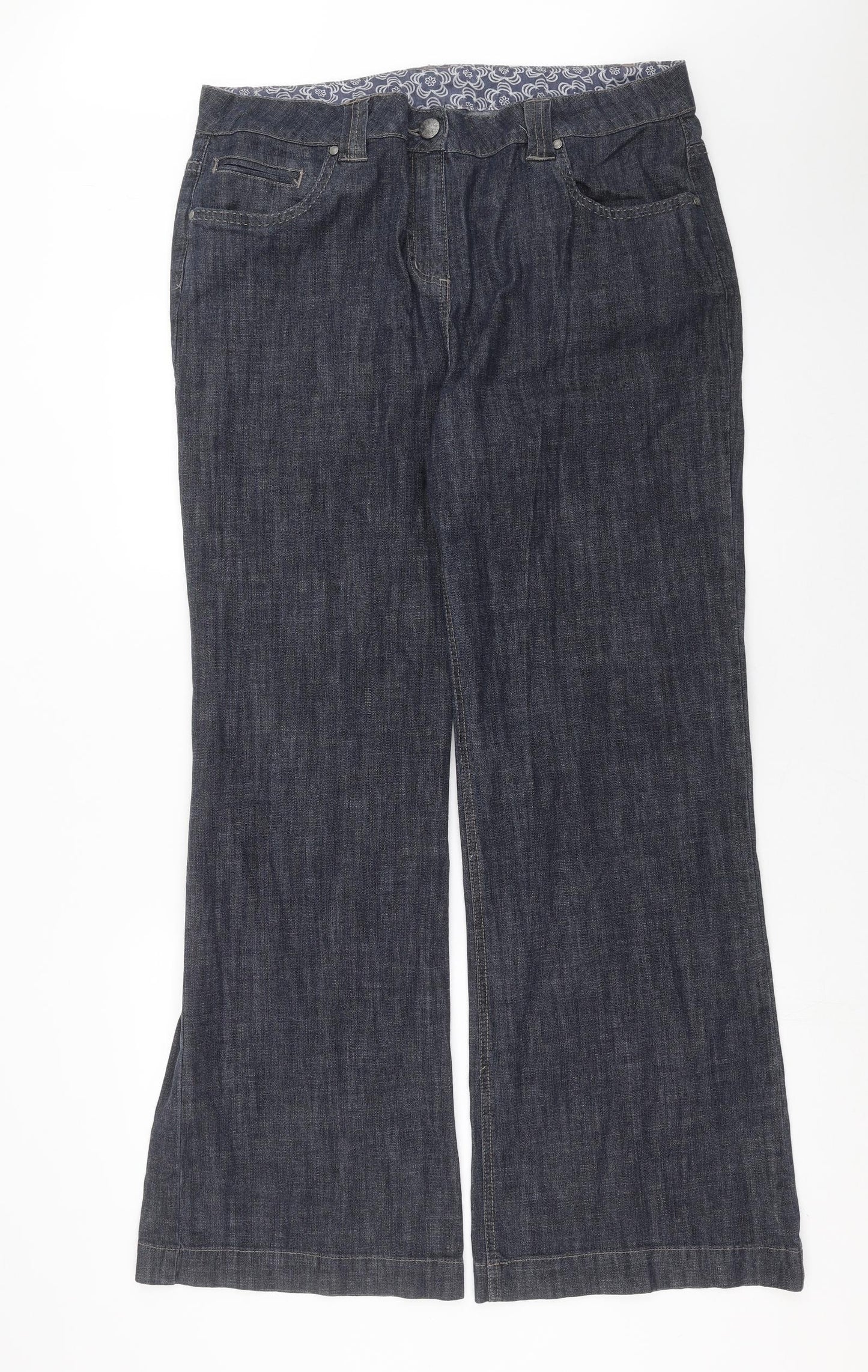 George Womens Blue  Denim Bootcut Jeans Size 18 L32 in