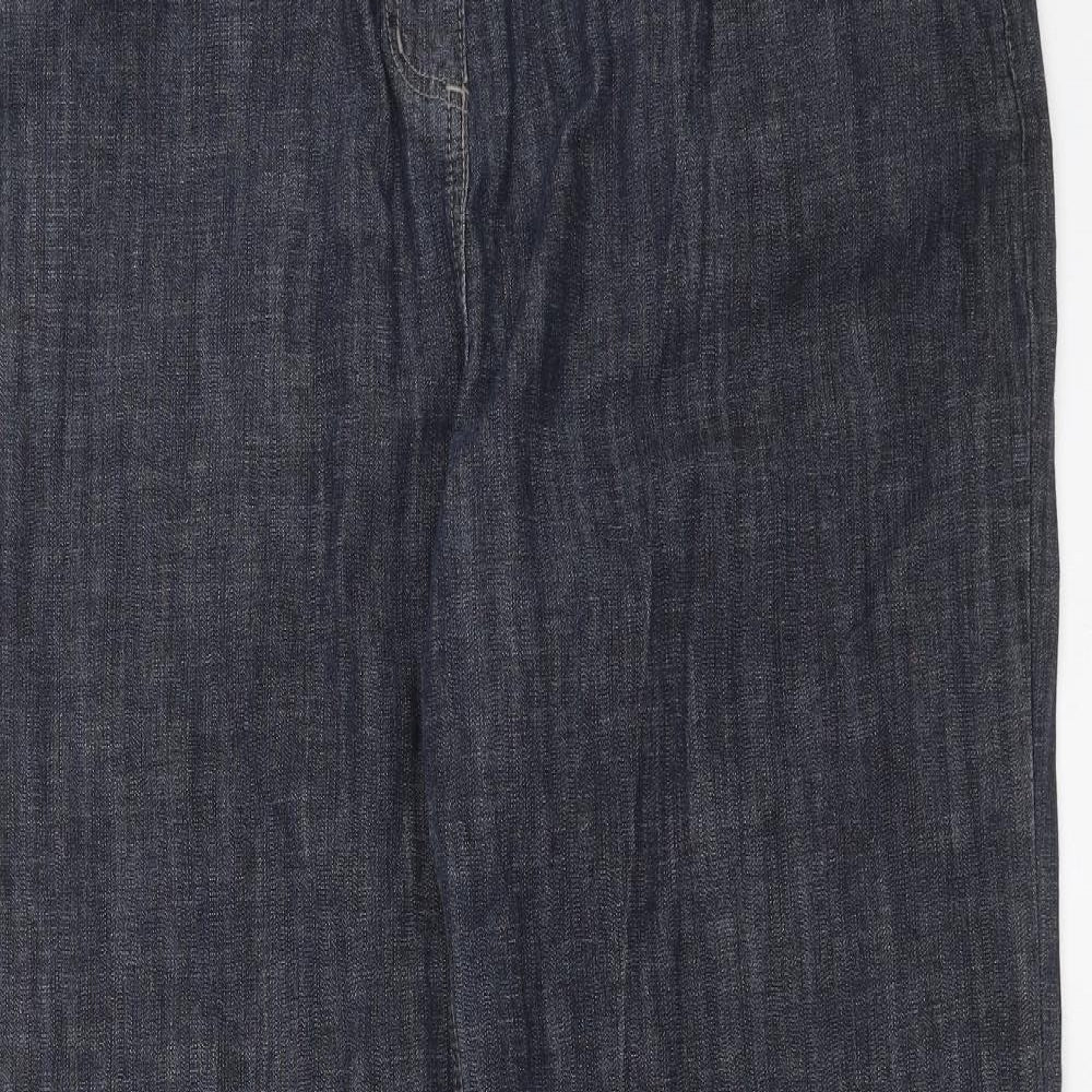 George Womens Blue  Denim Bootcut Jeans Size 18 L32 in