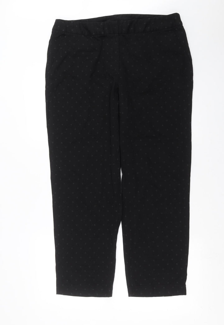 Kew 159 Womens Black Polka Dot  Skinny Jeans Size XL L27 in