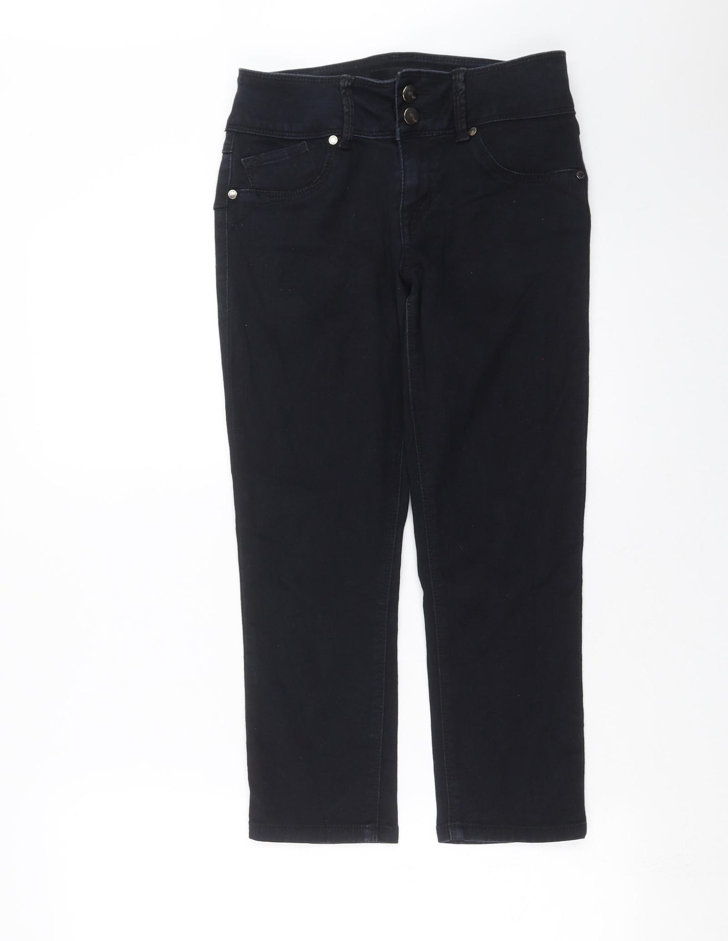 1822 Denim Womens Blue  Denim Cropped Jeans Size 6 L22 in