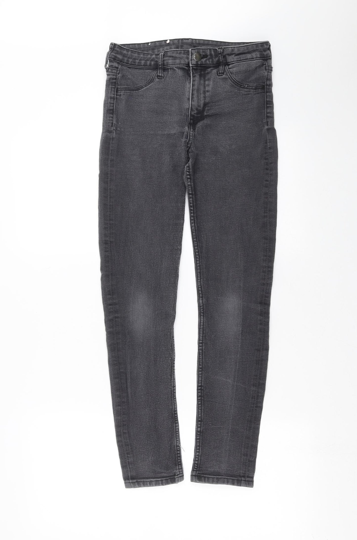 H&M Womens Grey  Denim Skinny Jeans Size 26 in L27 in