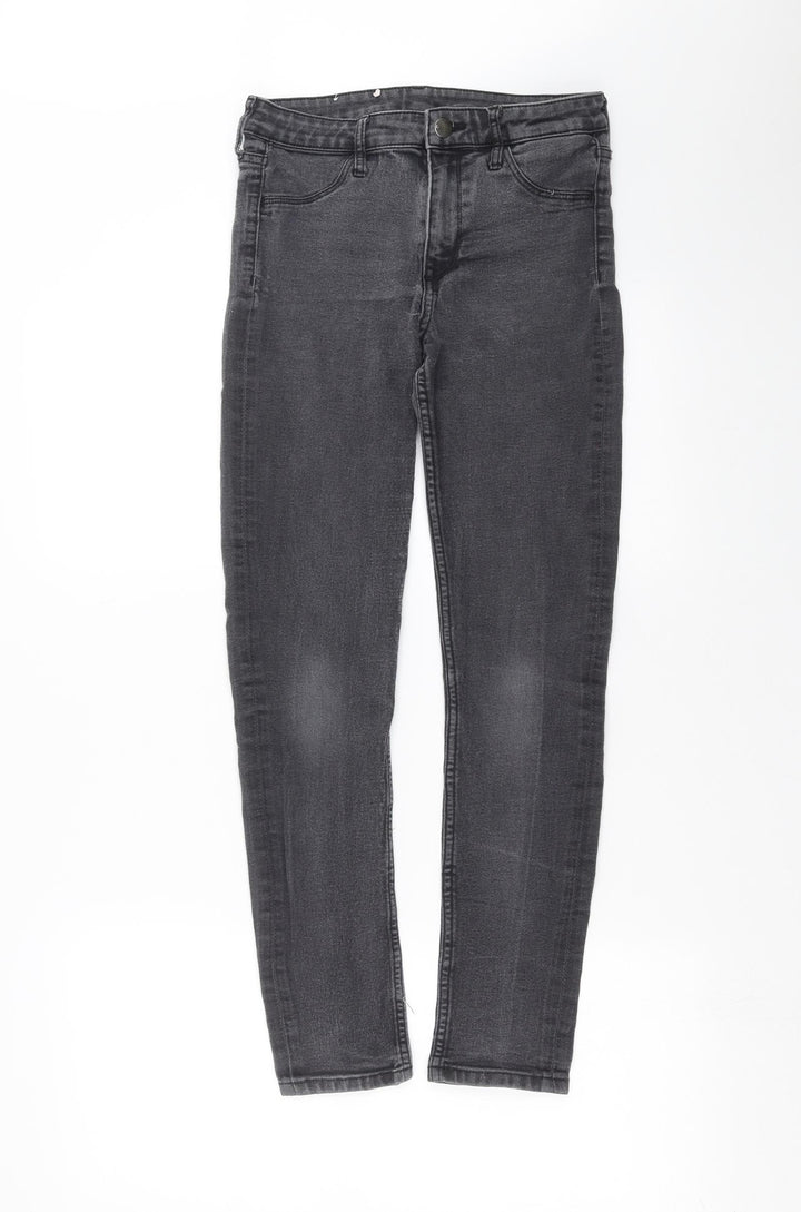 H&M Womens Grey  Denim Skinny Jeans Size 26 in L27 in