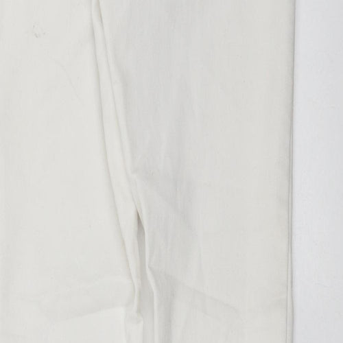 Matalan Womens White  Denim Skinny Jeans Size 10 L28 in