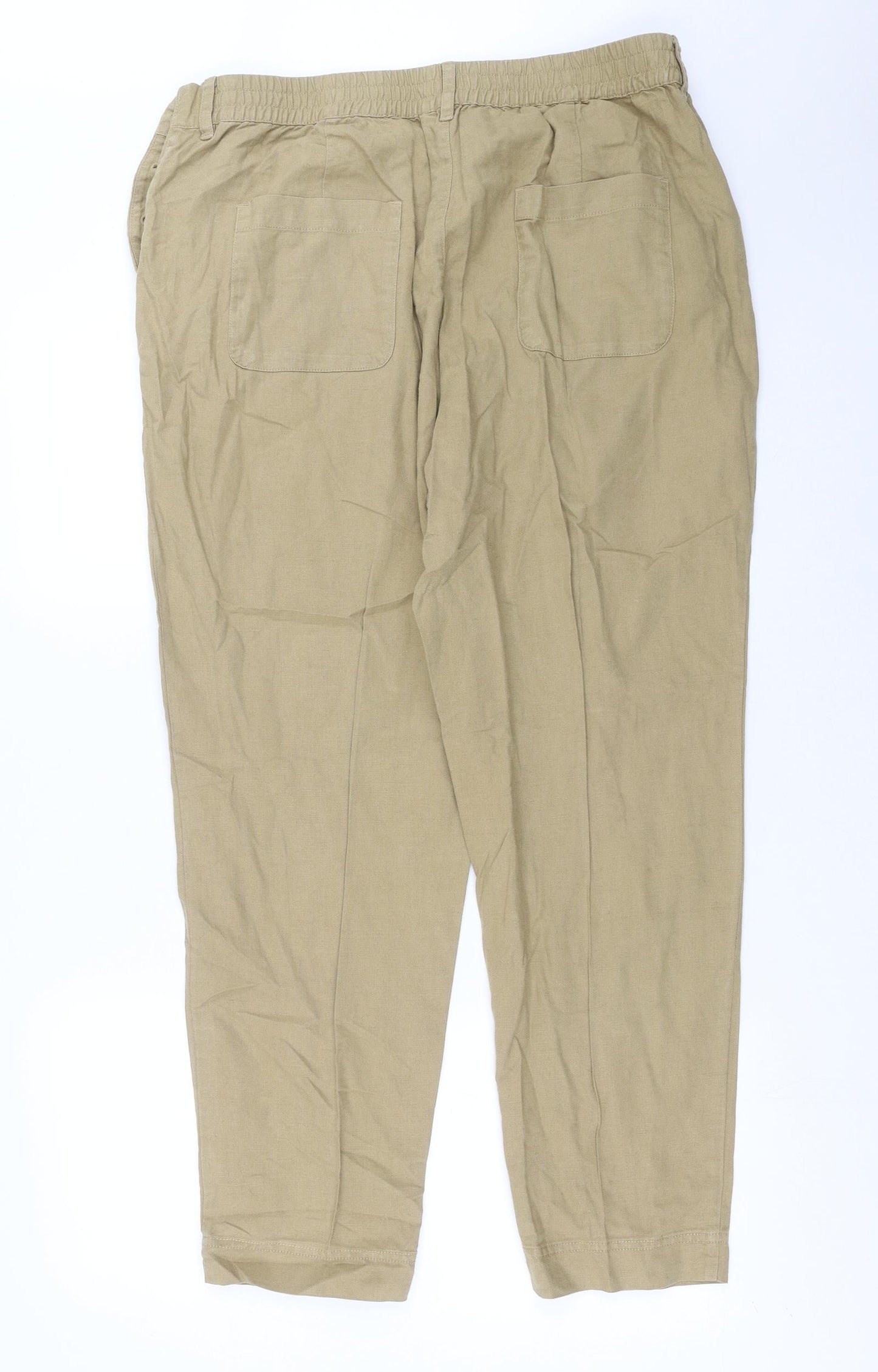 Seasalt cornwall Womens Beige   Trousers  Size 16 L28 in