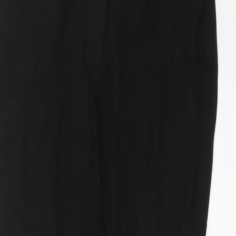 NEXT Womens Black   Trousers  Size 14 L24 in