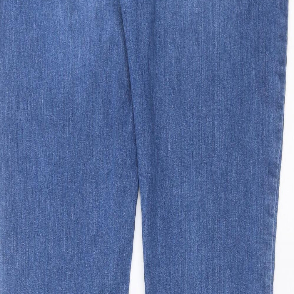 Dorothy Perkins Womens Blue  Denim Skinny Jeans Size 16 L34 in