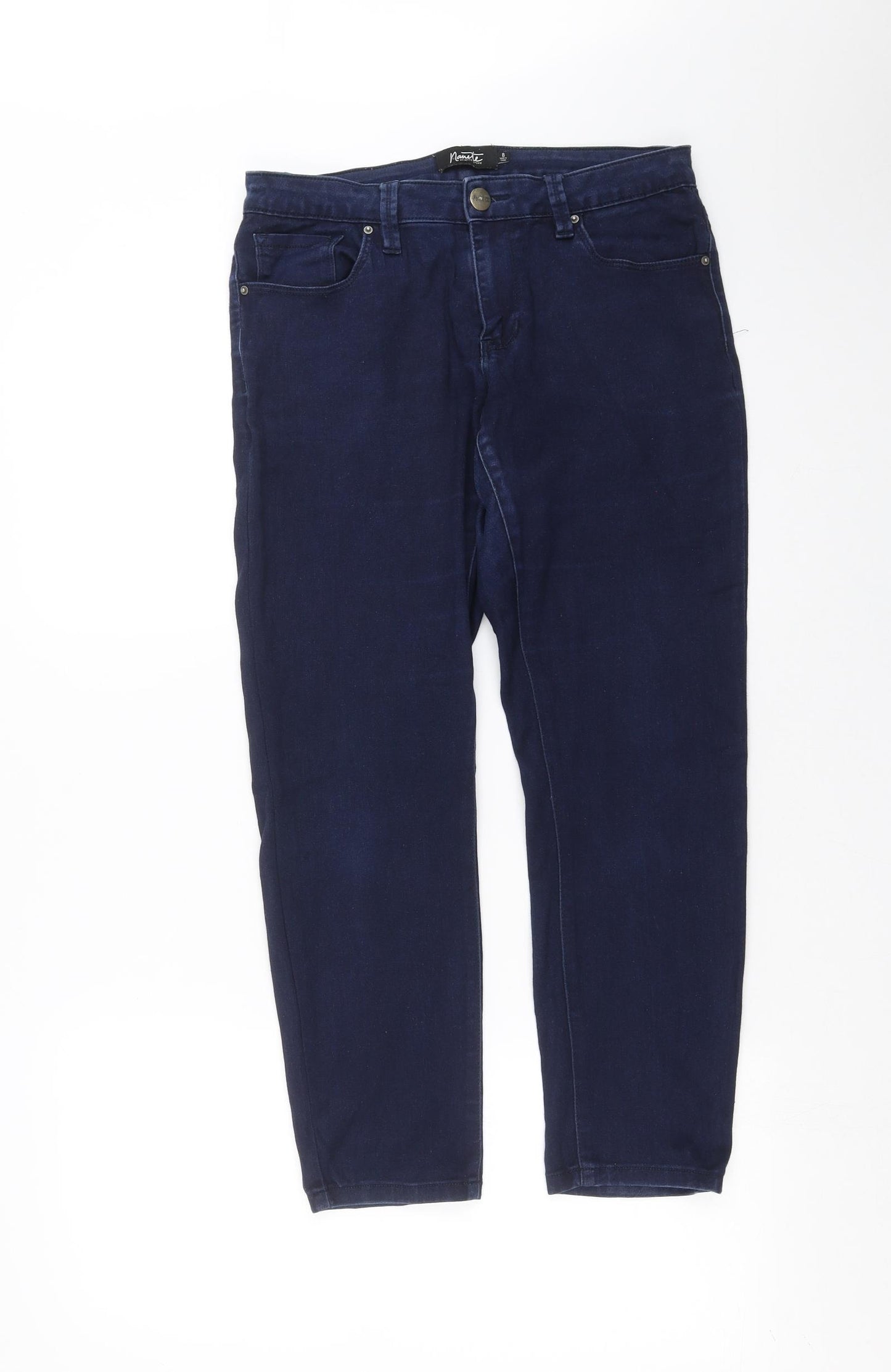 Nanette Womens Blue  Denim Skinny Jeans Size 8 L25 in