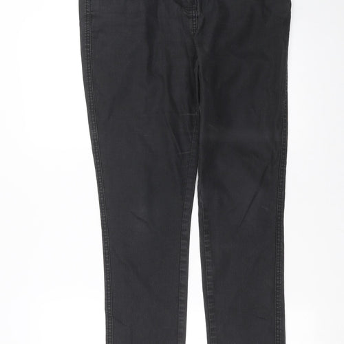 Authentic Denim Womens Grey  Denim Skinny Jeans Size 34 in L28 in
