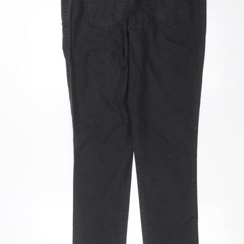 Authentic Denim Womens Grey  Denim Skinny Jeans Size 34 in L28 in