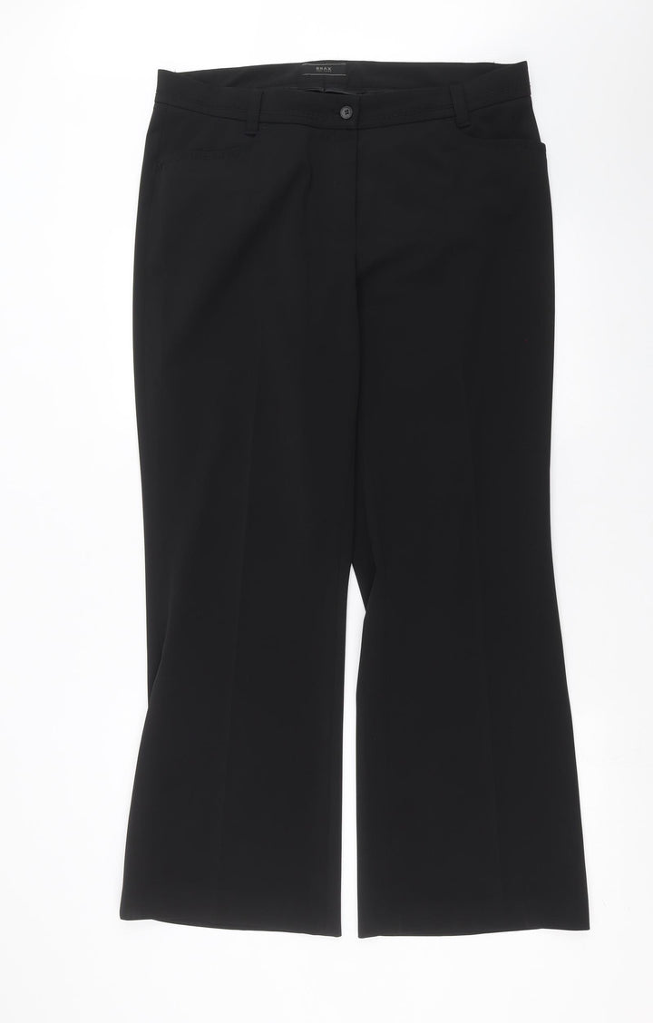 BRAX Womens Black Trousers Size 36 in L31 in