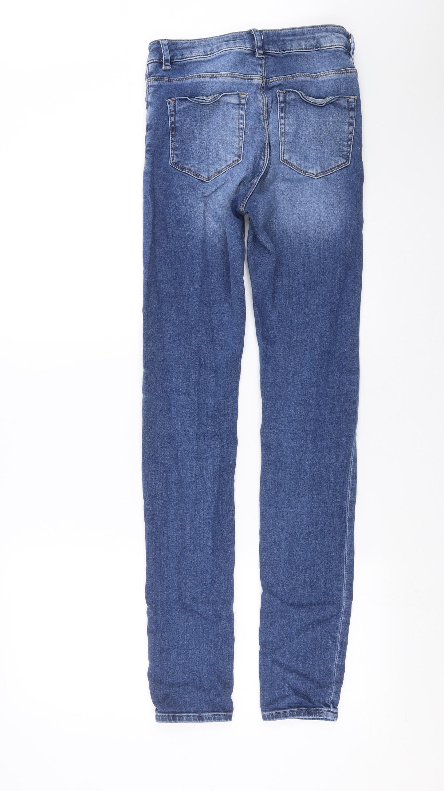ASOS Womens Blue  Denim Skinny Jeans Size 26 in L32 in